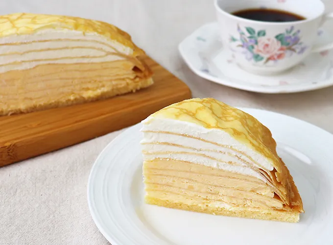 牧家のミルクレープ（ハーフ）